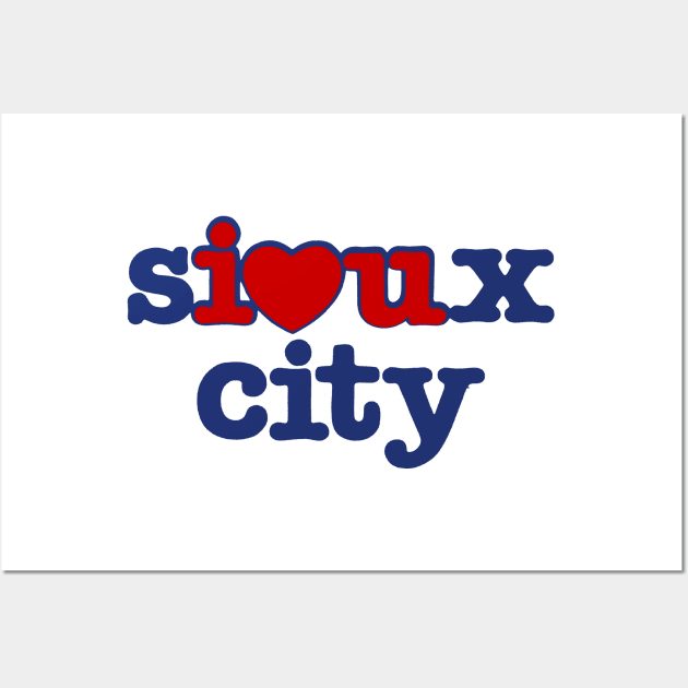 Sioux City Love Wall Art by zsonn